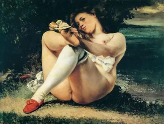 De vrouw met de witte kousen